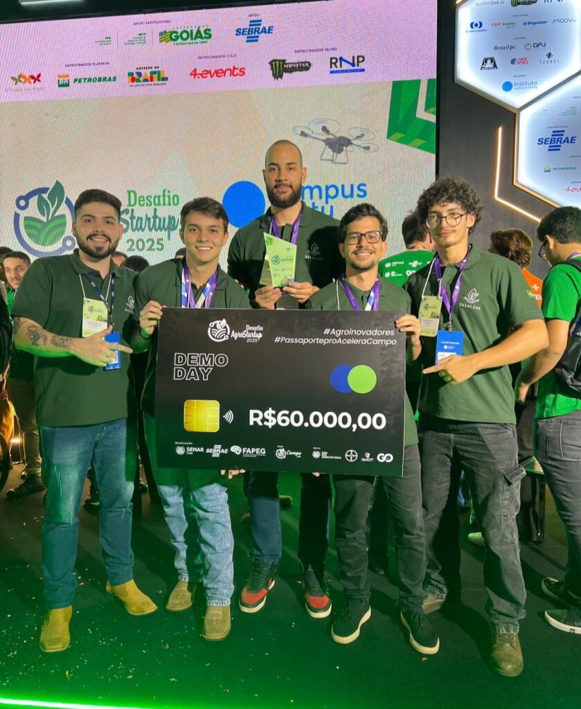 Estudantes da UFJ são premiados no Desafio AgroStartup 2025